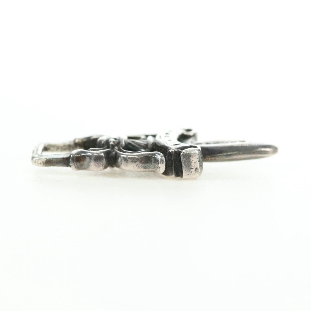 Chrome Hearts Dagger Charm Pendant Top Ag925 Silver Auth 180404M