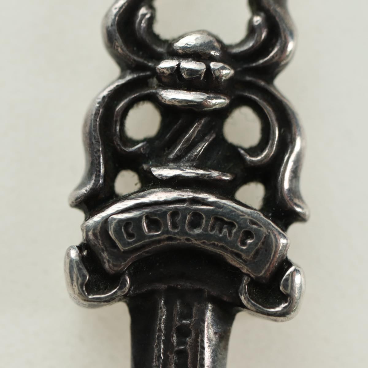 Chrome Hearts Dagger Charm Pendant Top Ag925 Silver Auth 180404M