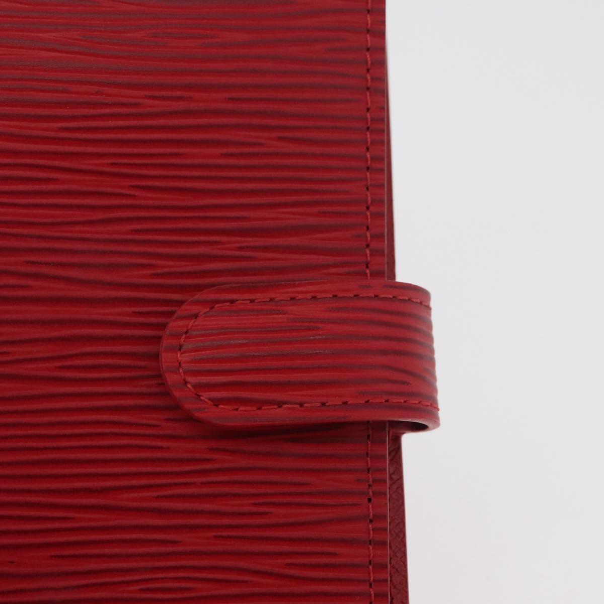 LOUIS VUITTON Epi Agenda PM Day Planner Cover Red R20057 LV Auth 180406A