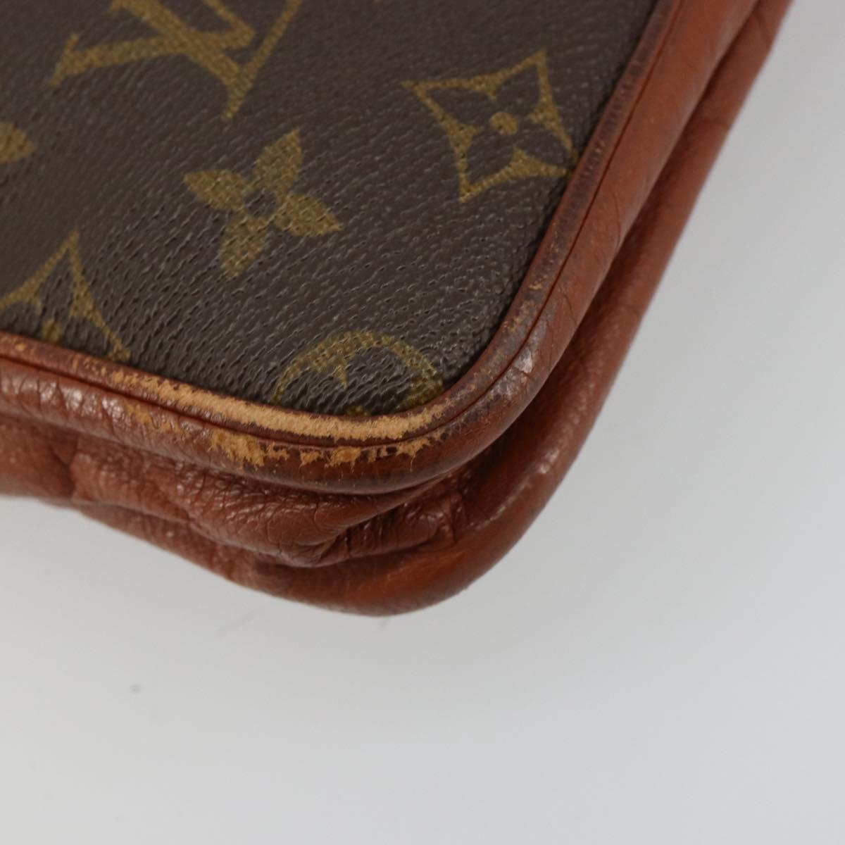 LOUIS VUITTON Monogram Pochette Sports Clutch Bag N0.183 LV Auth 180407