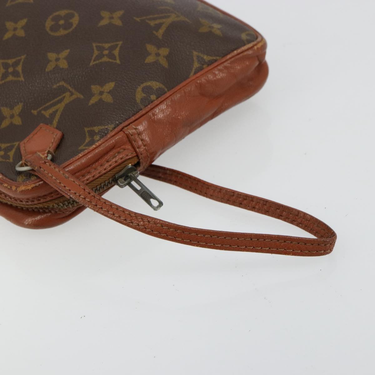 LOUIS VUITTON Monogram Pochette Sports Clutch Bag N0.183 LV Auth 180407