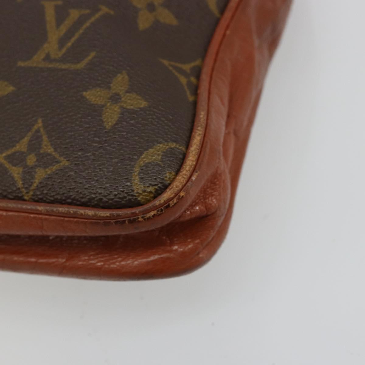 LOUIS VUITTON Monogram Pochette Sports Clutch Bag N0.183 LV Auth 180407