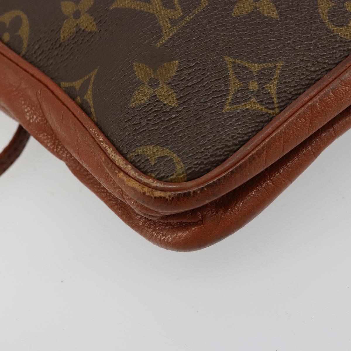 LOUIS VUITTON Monogram Pochette Sports Clutch Bag N0.183 LV Auth 180407