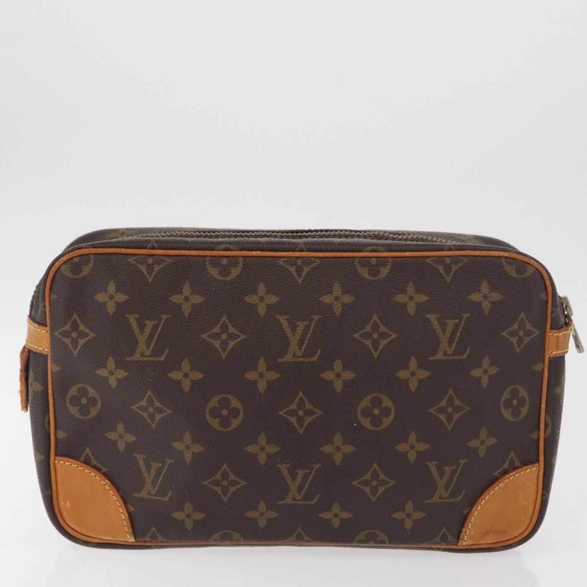 LOUIS VUITTON Monogram Clutch Bag 2 Set LV Auth 180415