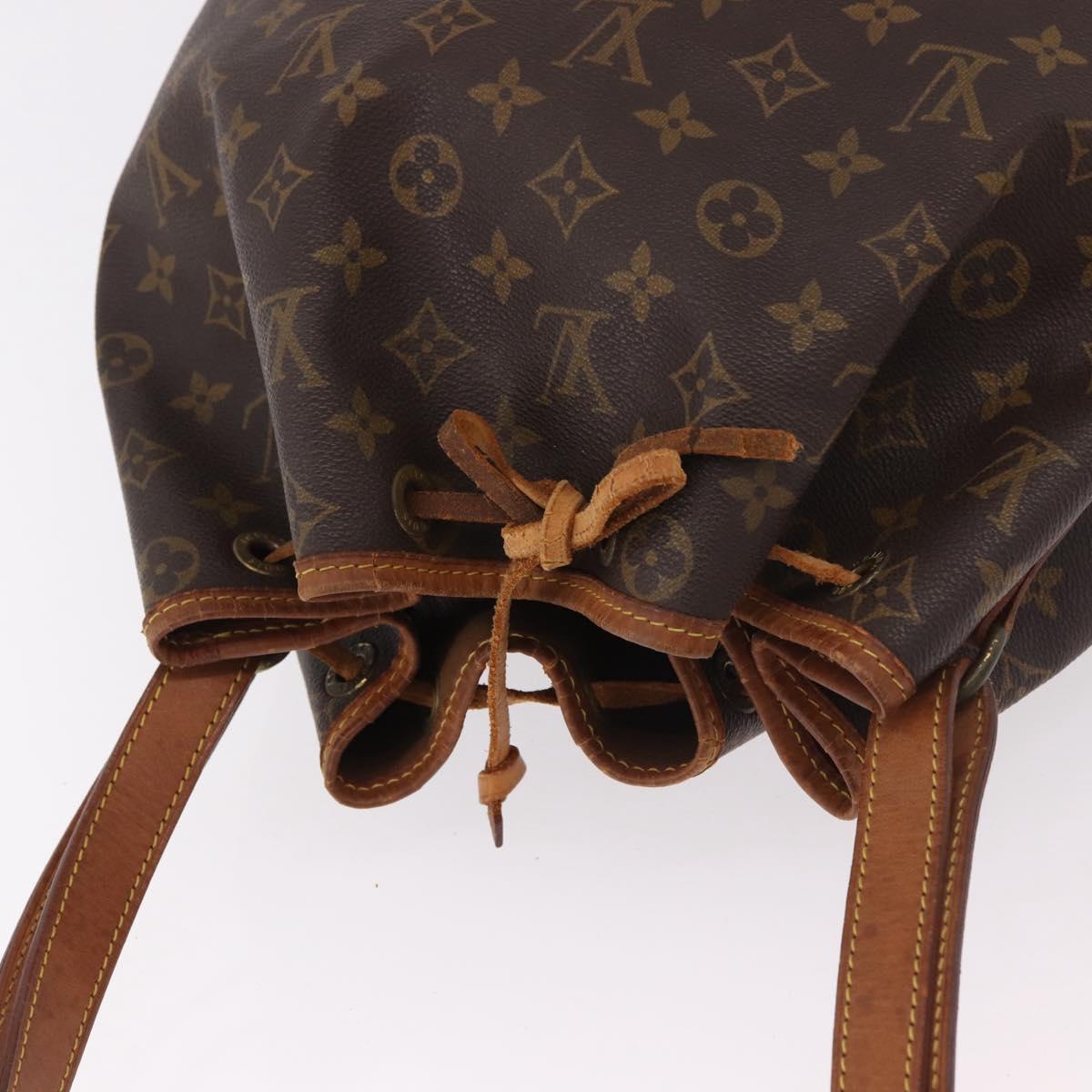 LOUIS VUITTON Monogram Noe Shoulder Bag M42224 LV Auth 180416