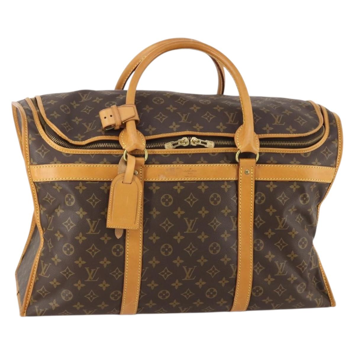 LOUIS VUITTON Monogram Sac Chasseur 55 Boston Bag M41922 LV Auth 180419