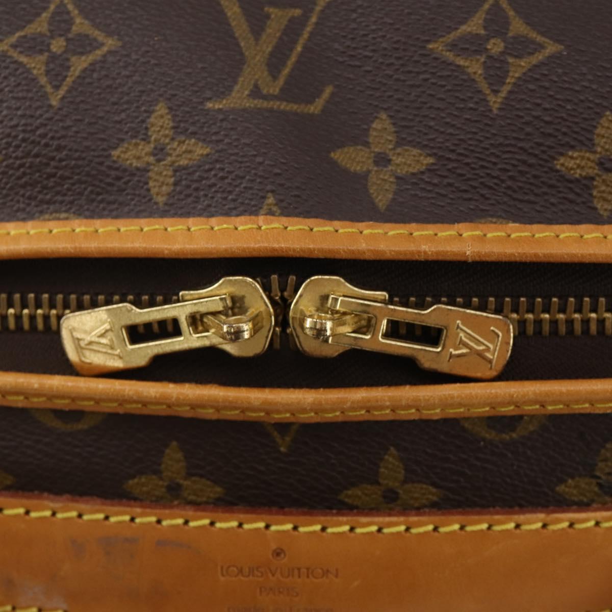 LOUIS VUITTON Monogram Sac Chasseur 55 Boston Bag M41922 LV Auth 180419