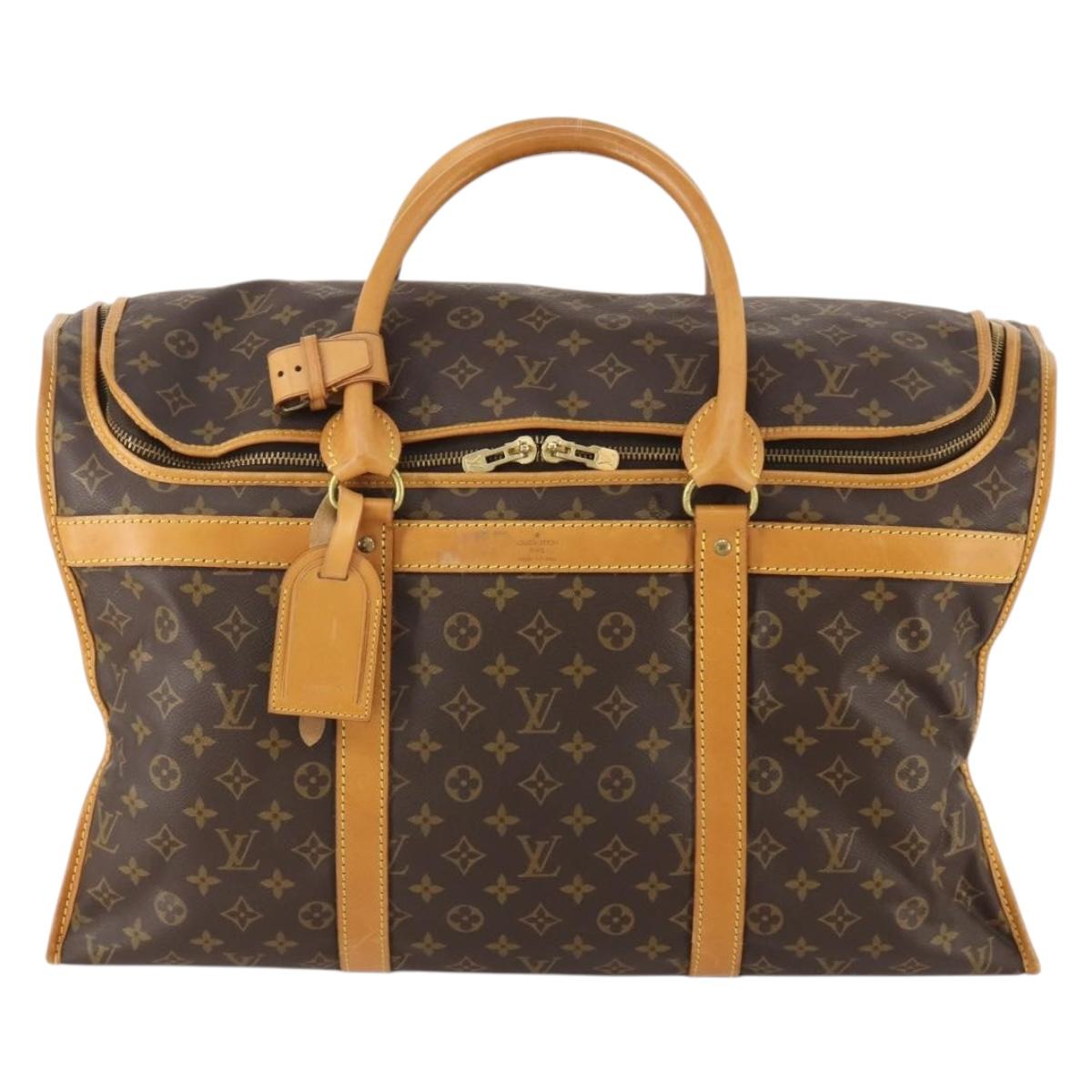 LOUIS VUITTON Monogram Sac Chasseur 55 Boston Bag M41922 LV Auth 180419