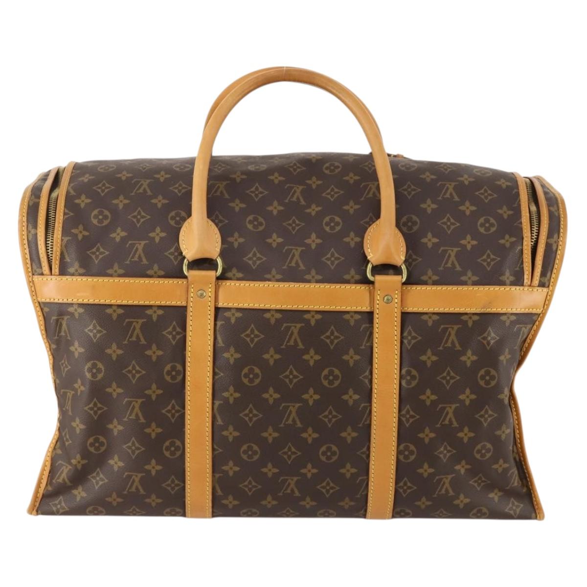 LOUIS VUITTON Monogram Sac Chasseur 55 Boston Bag M41922 LV Auth 180419