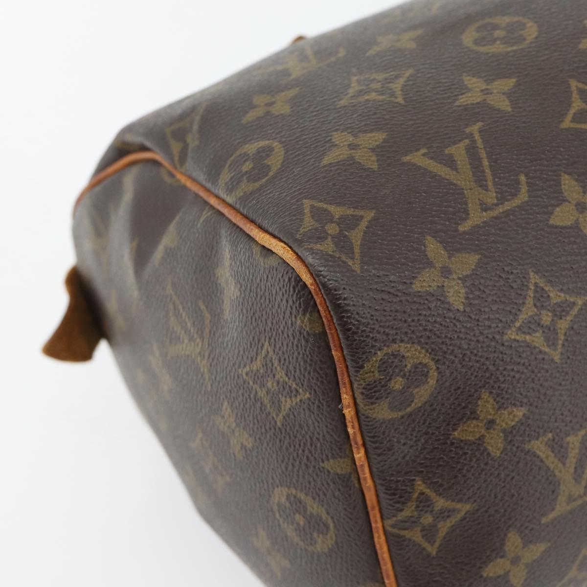 LOUIS VUITTON Monogram Speedy 25 Hand Bag M41528 LV Auth 180421