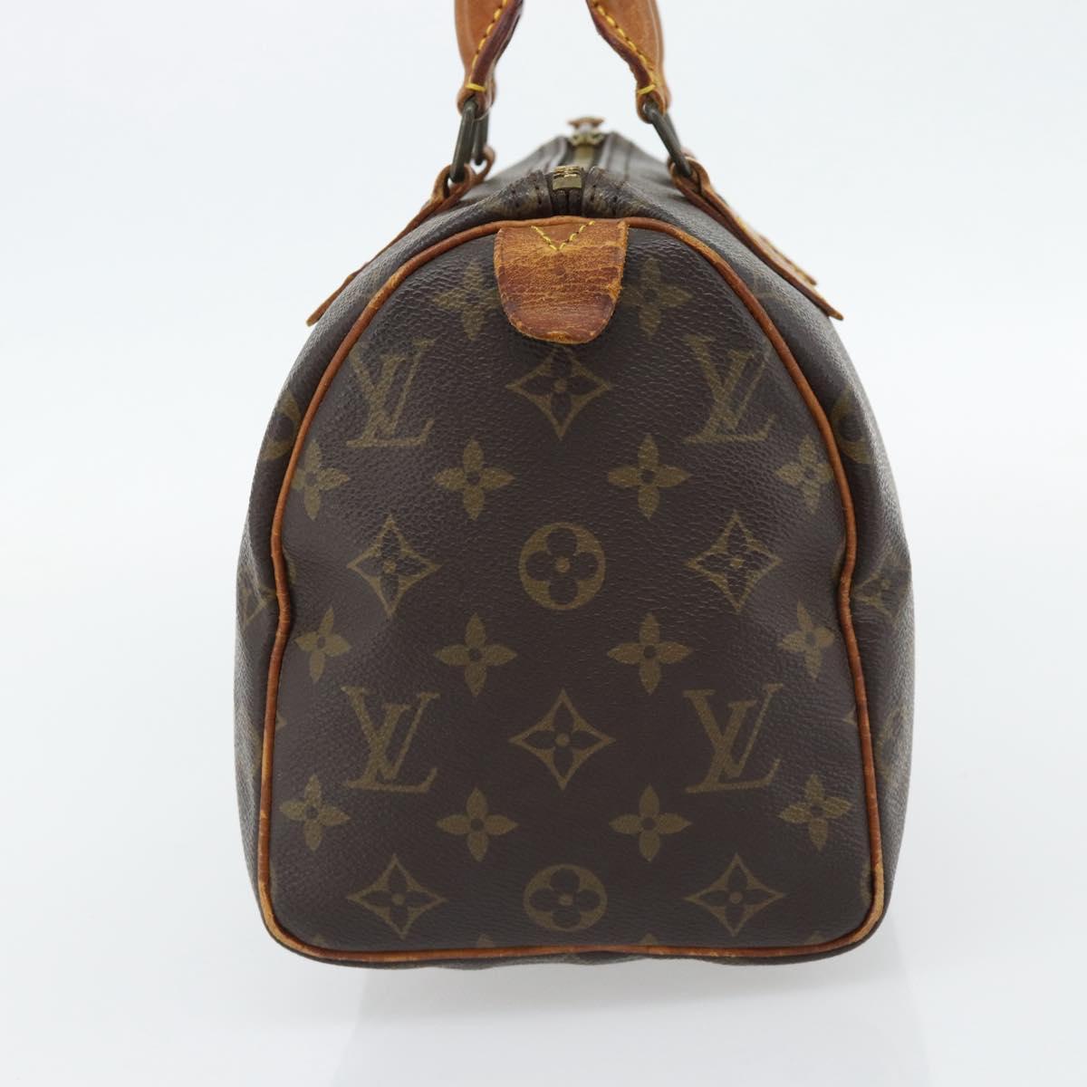 LOUIS VUITTON Monogram Speedy 25 Hand Bag M41528 LV Auth 180421