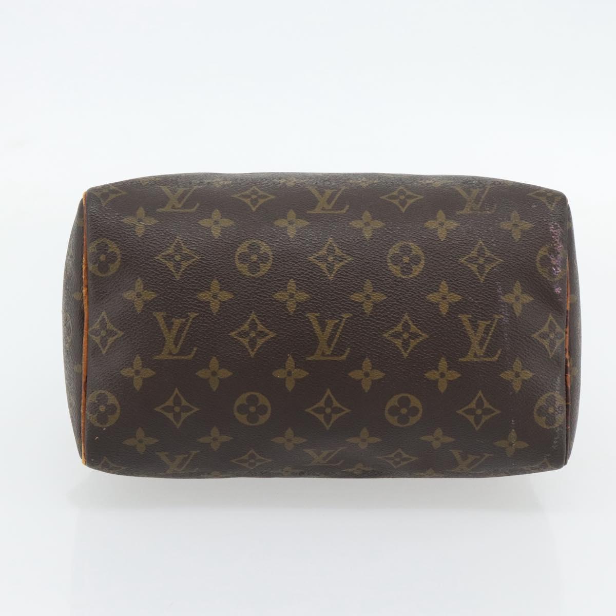 LOUIS VUITTON Monogram Speedy 25 Hand Bag M41528 LV Auth 180421
