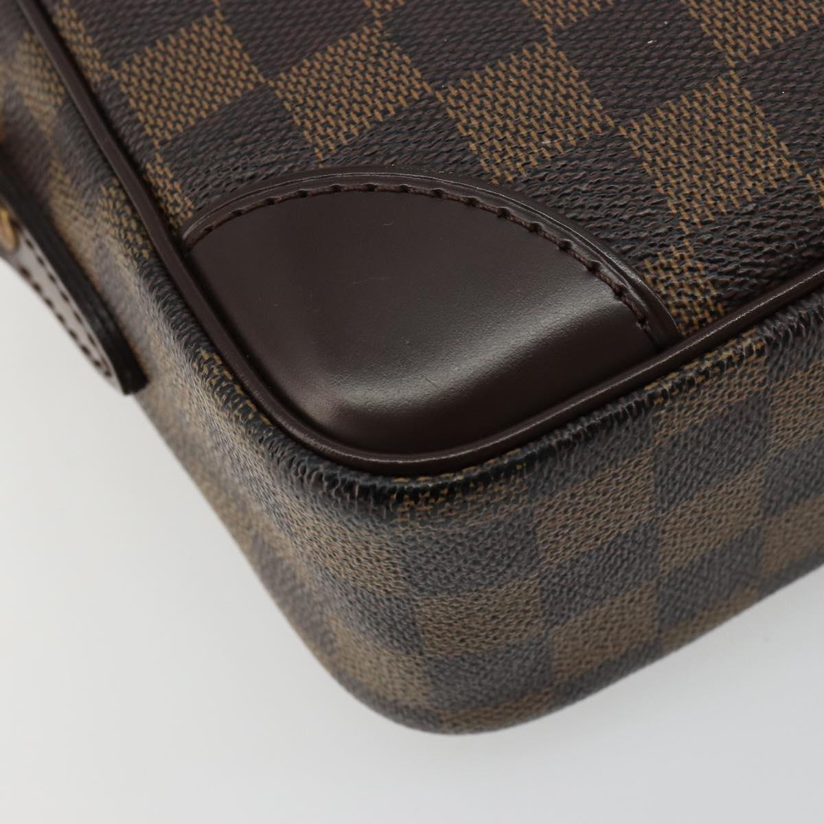LOUIS VUITTON Damier Ebene Trocadero 27 Shoulder Bag SPO N48085 LV Auth 180428