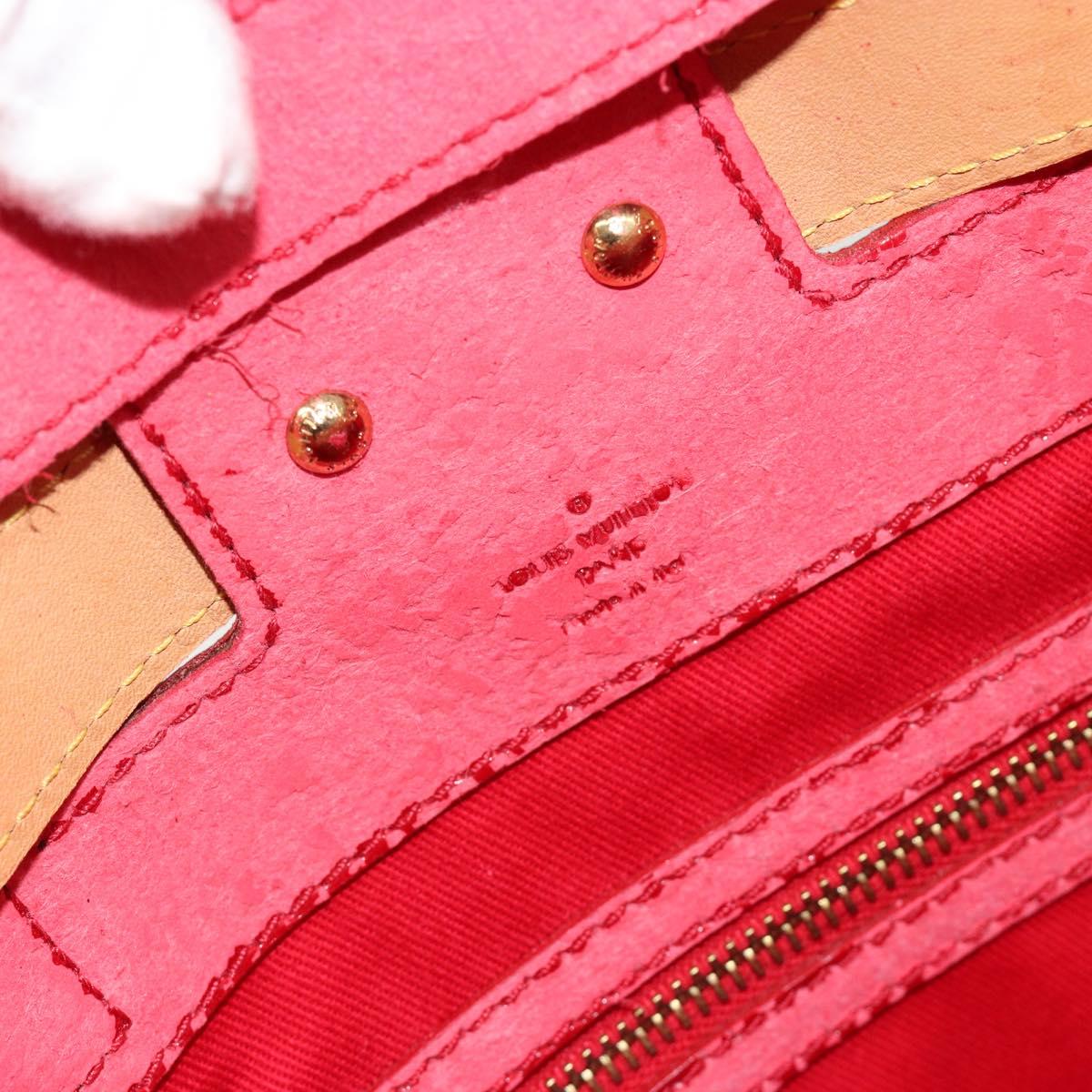 LOUIS VUITTON Monogram Ruby Neo Bucket Tote Bag Red M95613 LV Auth 180461