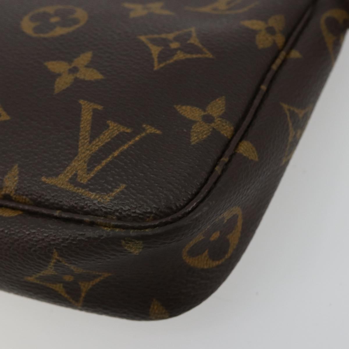 LOUIS VUITTON Monogram Pochette Accessoires Pouch M51980 LV Auth 180466