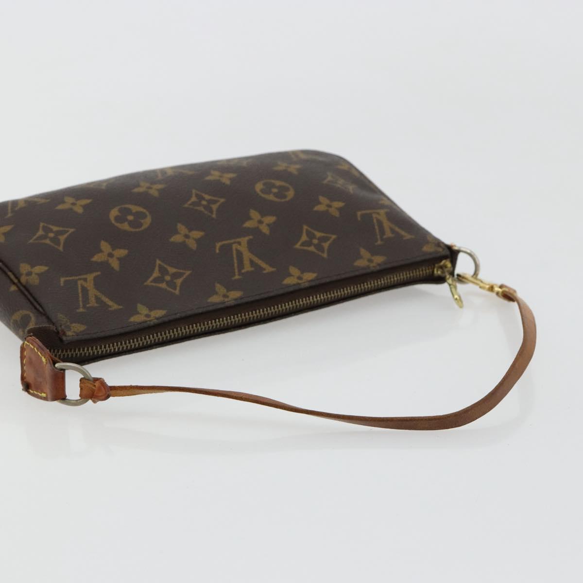 LOUIS VUITTON Monogram Pochette Accessoires Pouch M51980 LV Auth 180466