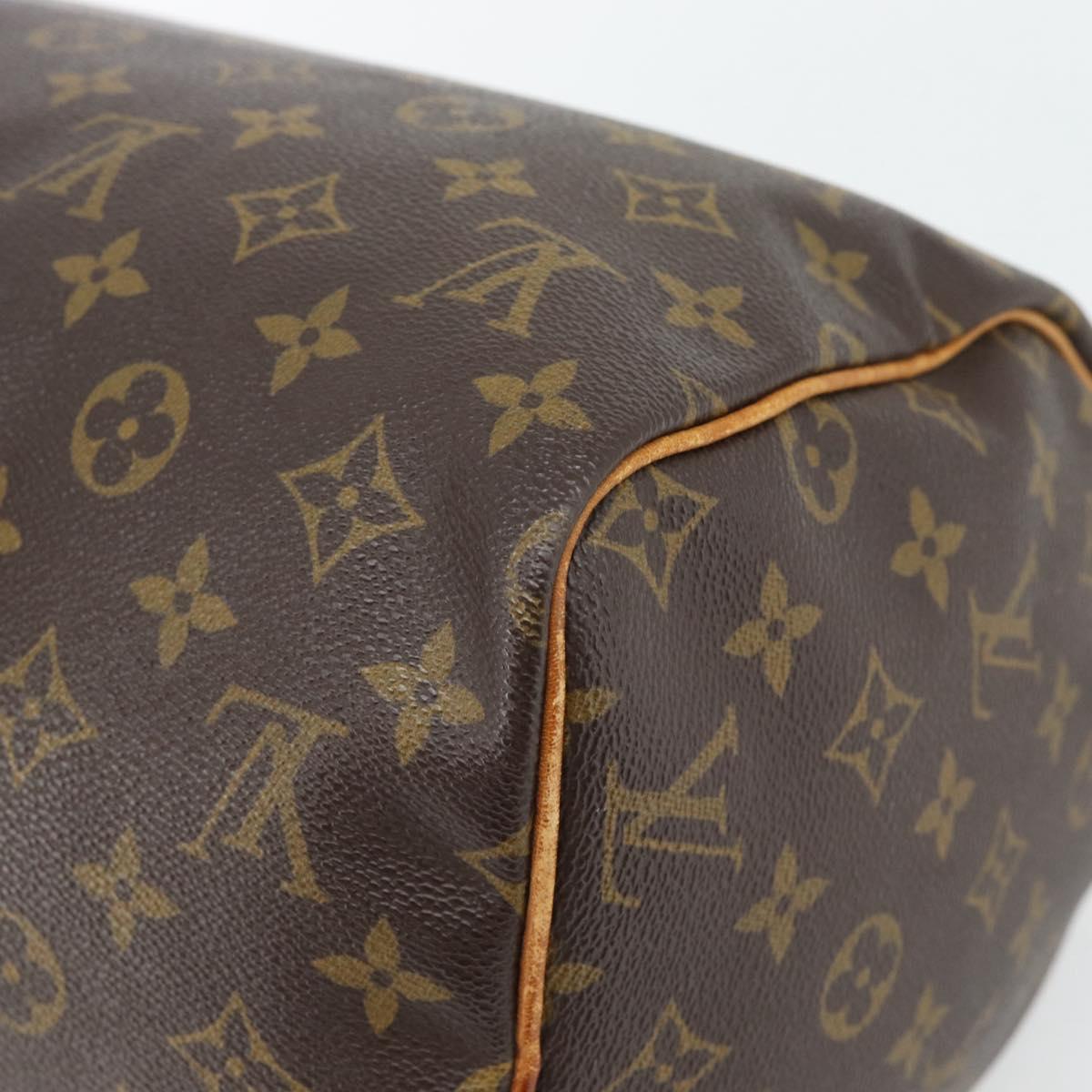 LOUIS VUITTON Monogram Speedy 30 Hand Bag M41526 LV Auth 180468