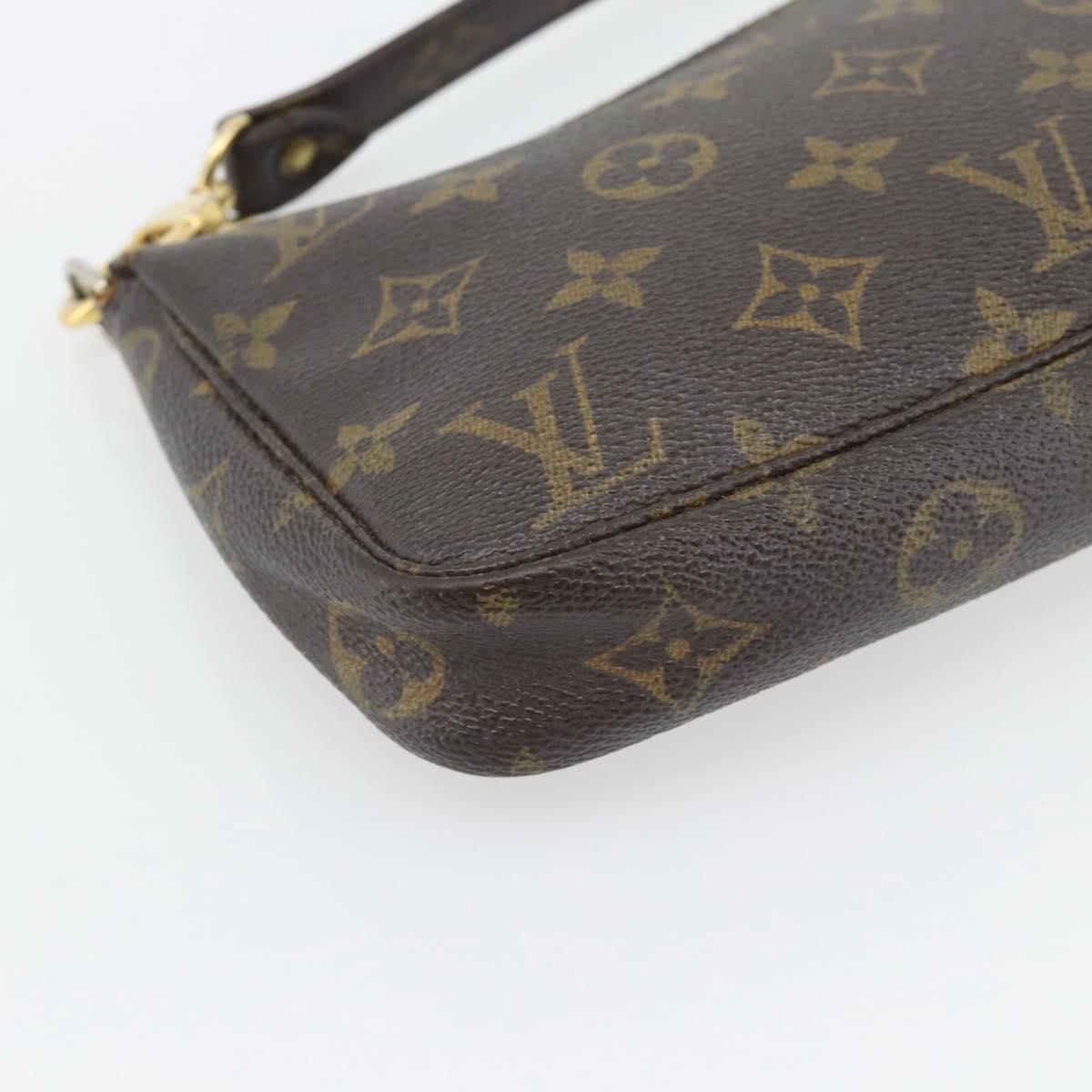 LOUIS VUITTON Monogram Pochette Accessoires Pouch M51980 LV Auth 180472