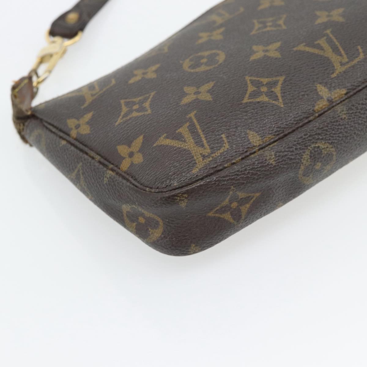 LOUIS VUITTON Monogram Pochette Accessoires Pouch M51980 LV Auth 180472