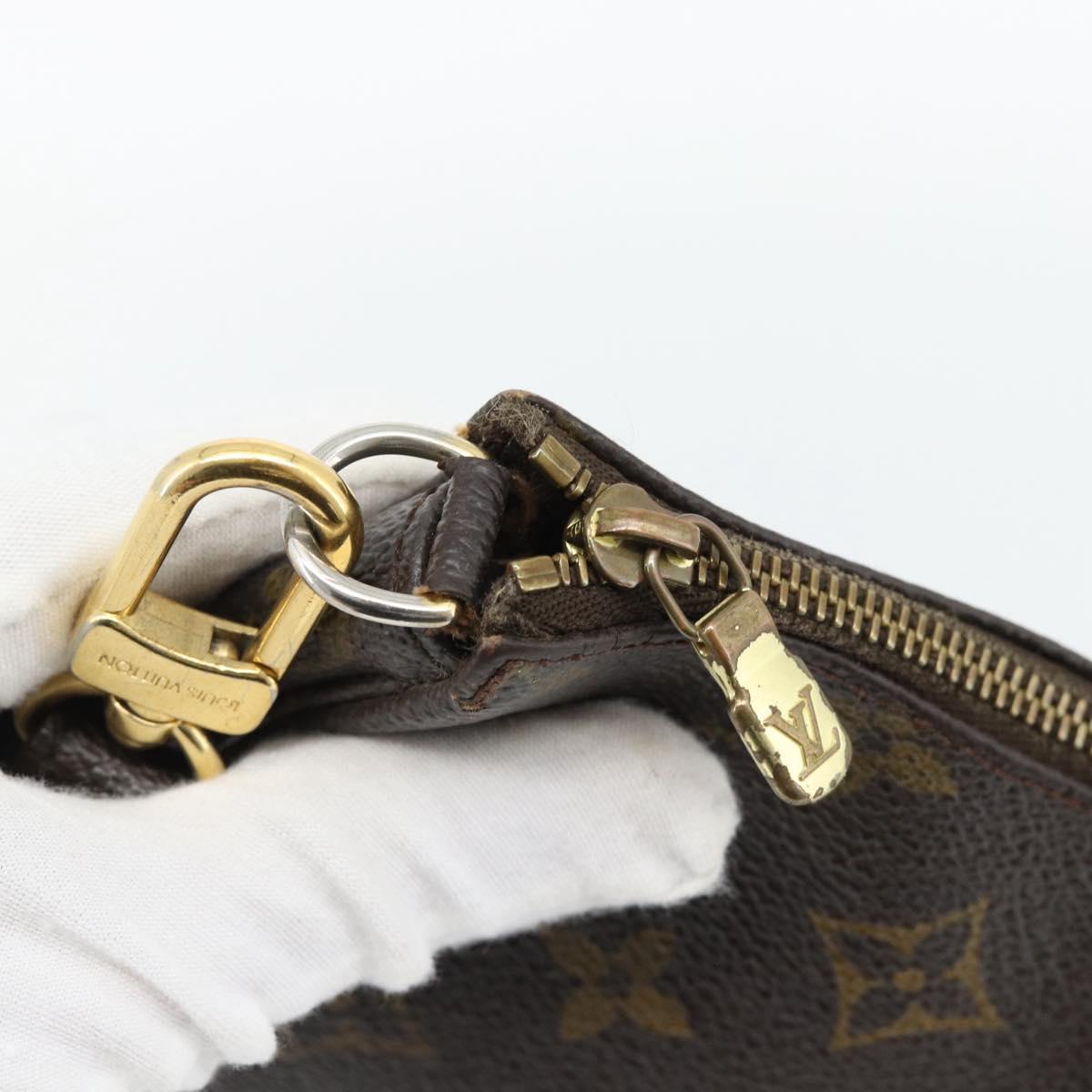 LOUIS VUITTON Monogram Pochette Accessoires Pouch M51980 LV Auth 180472