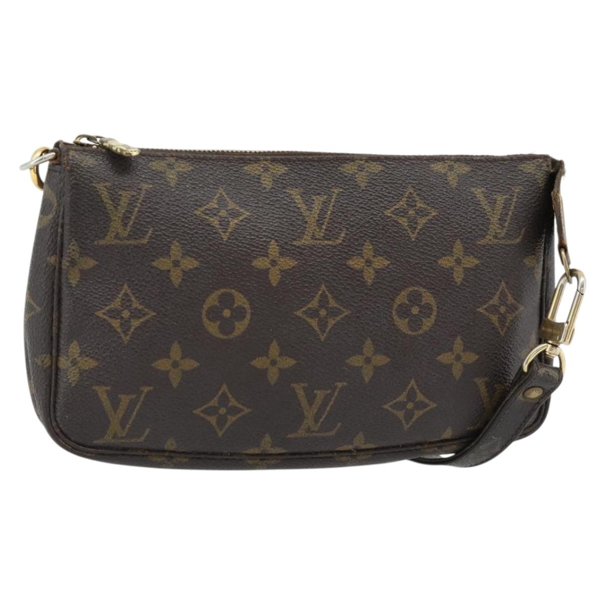 LOUIS VUITTON Monogram Pochette Accessoires Pouch M51980 LV Auth 180472