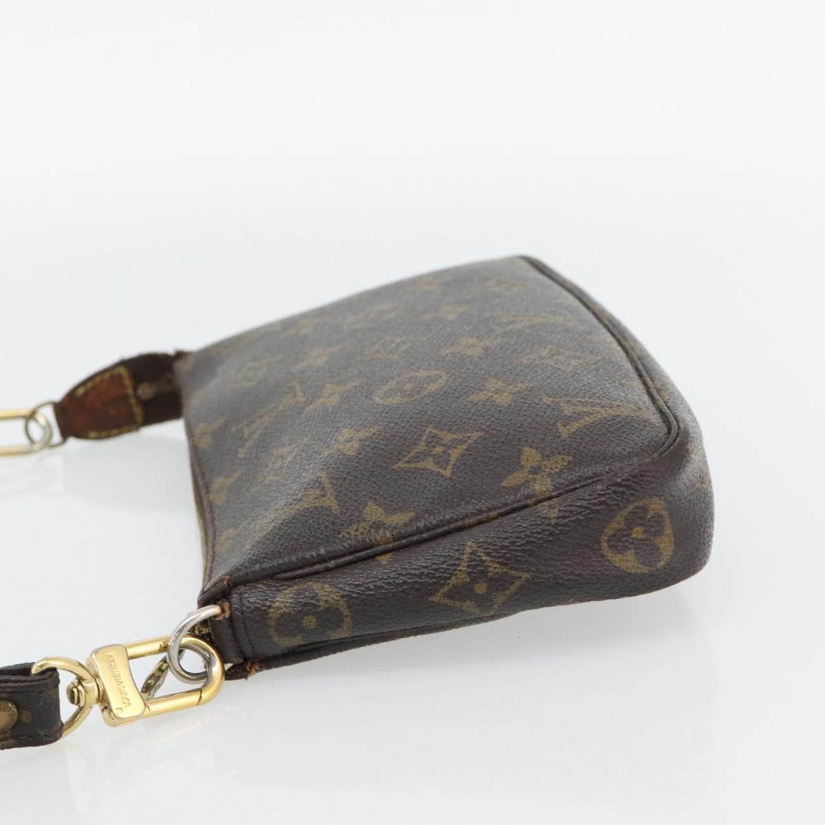 LOUIS VUITTON Monogram Pochette Accessoires Pouch M51980 LV Auth 180472