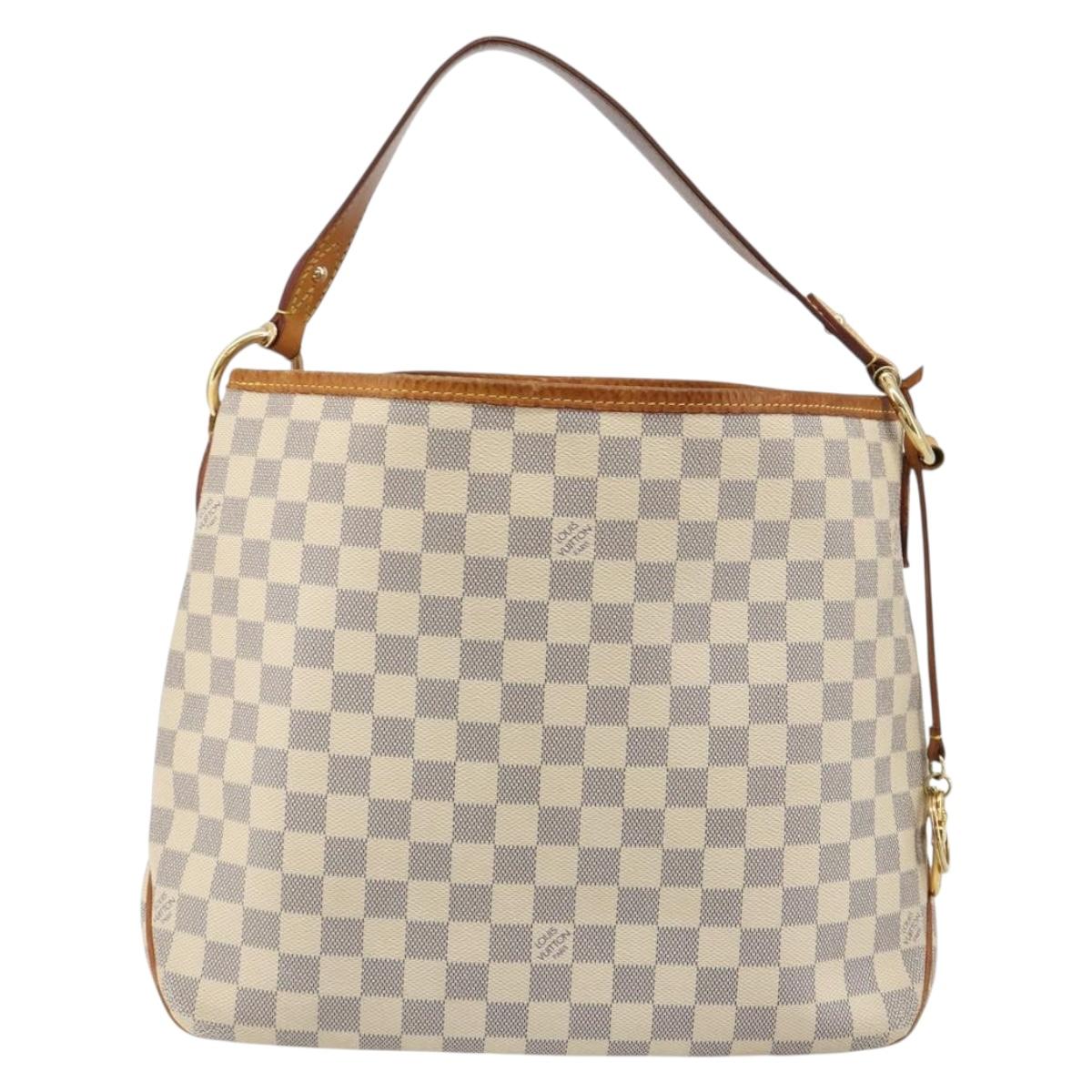 LOUIS VUITTON Damier Azur Delightful PM Shoulder Bag N41447 LV Auth 180475A