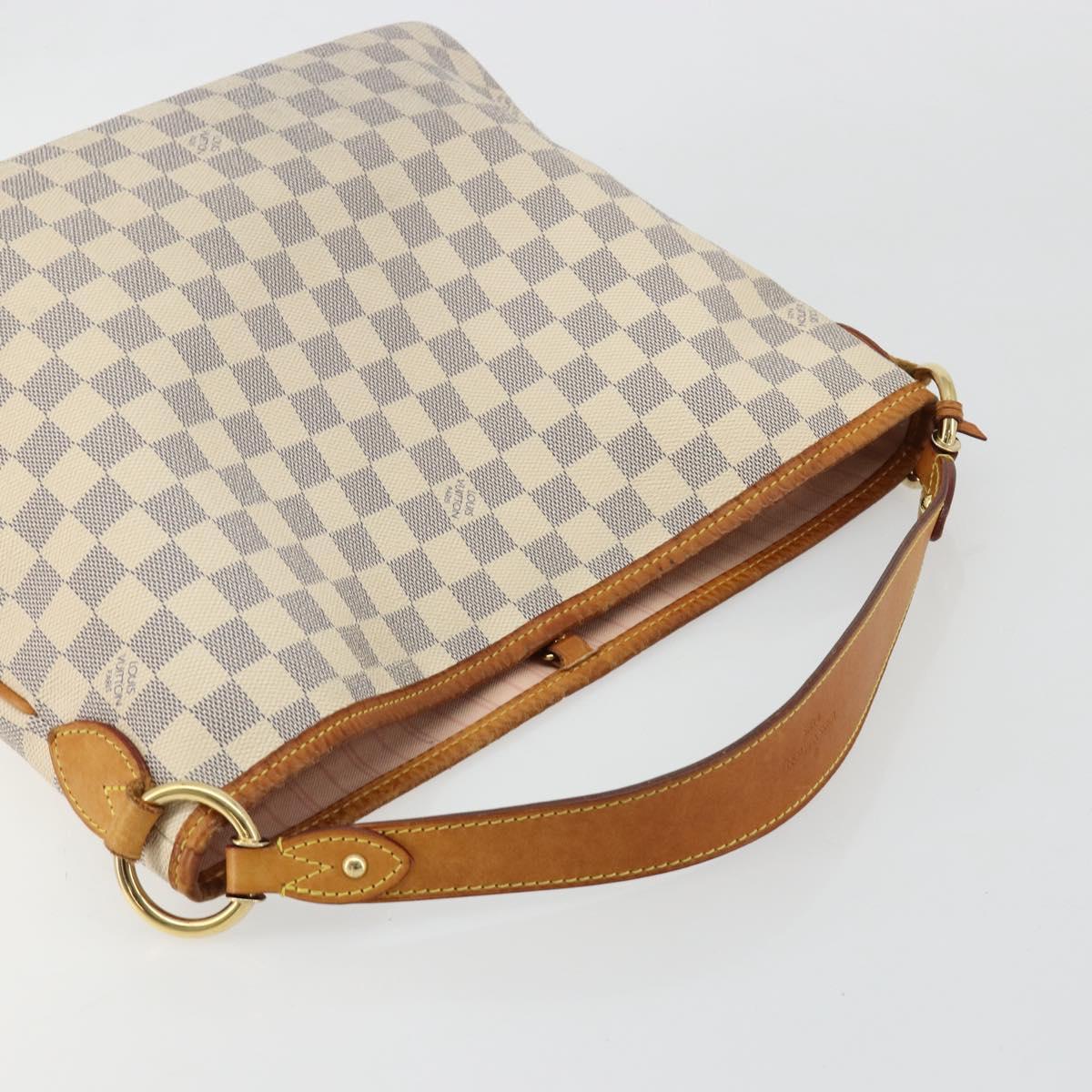 LOUIS VUITTON Damier Azur Delightful PM Shoulder Bag N41447 LV Auth 180475A