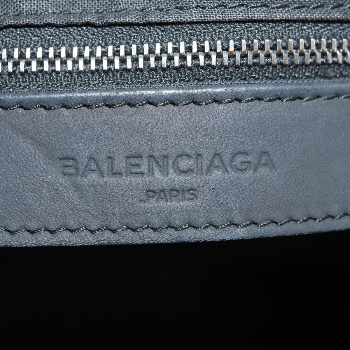BALENCIAGA The City Hand Bag Nylon 2way Black 115748 Auth 180488SAM