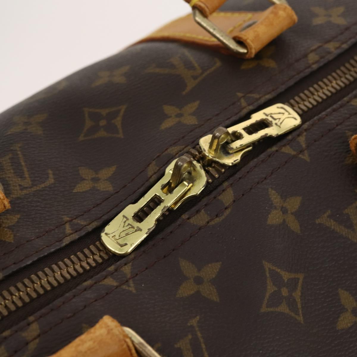 LOUIS VUITTON Monogram Keepall Bandouliere 50 Boston Bag M41416 LV Auth 180498