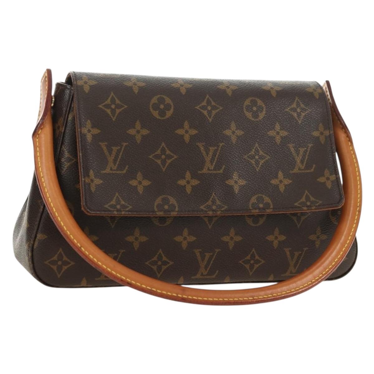 LOUIS VUITTON Monogram Mini Looping Shoulder Bag M51147 LV Auth 180516SAM