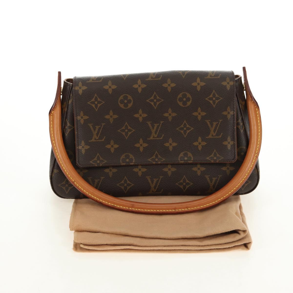 LOUIS VUITTON Monogram Mini Looping Shoulder Bag M51147 LV Auth 180516SAM