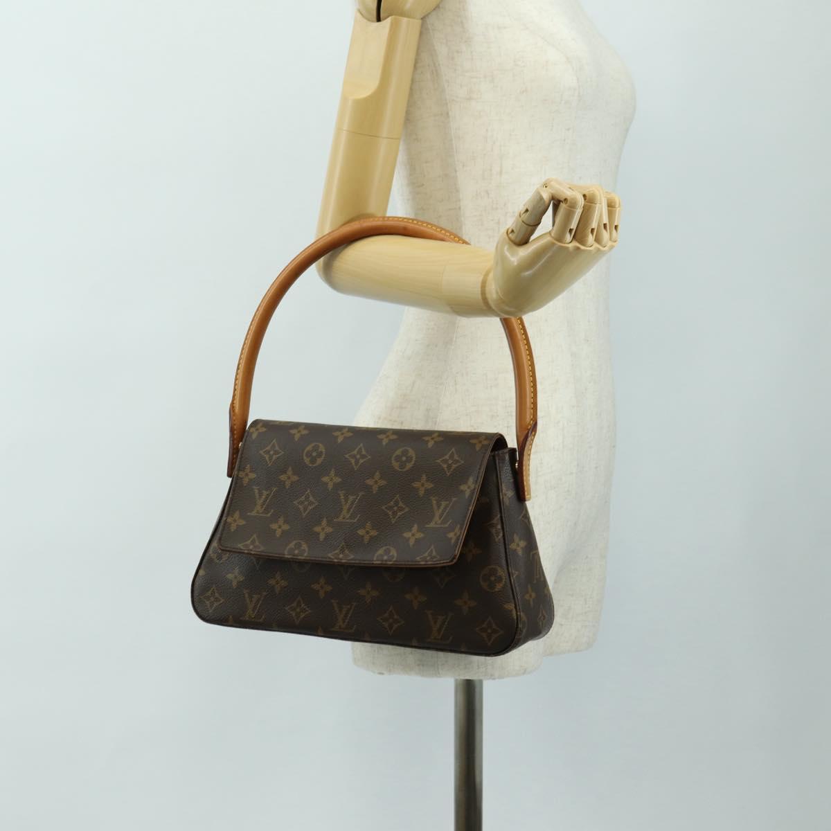 LOUIS VUITTON Monogram Mini Looping Shoulder Bag M51147 LV Auth 180516SAM