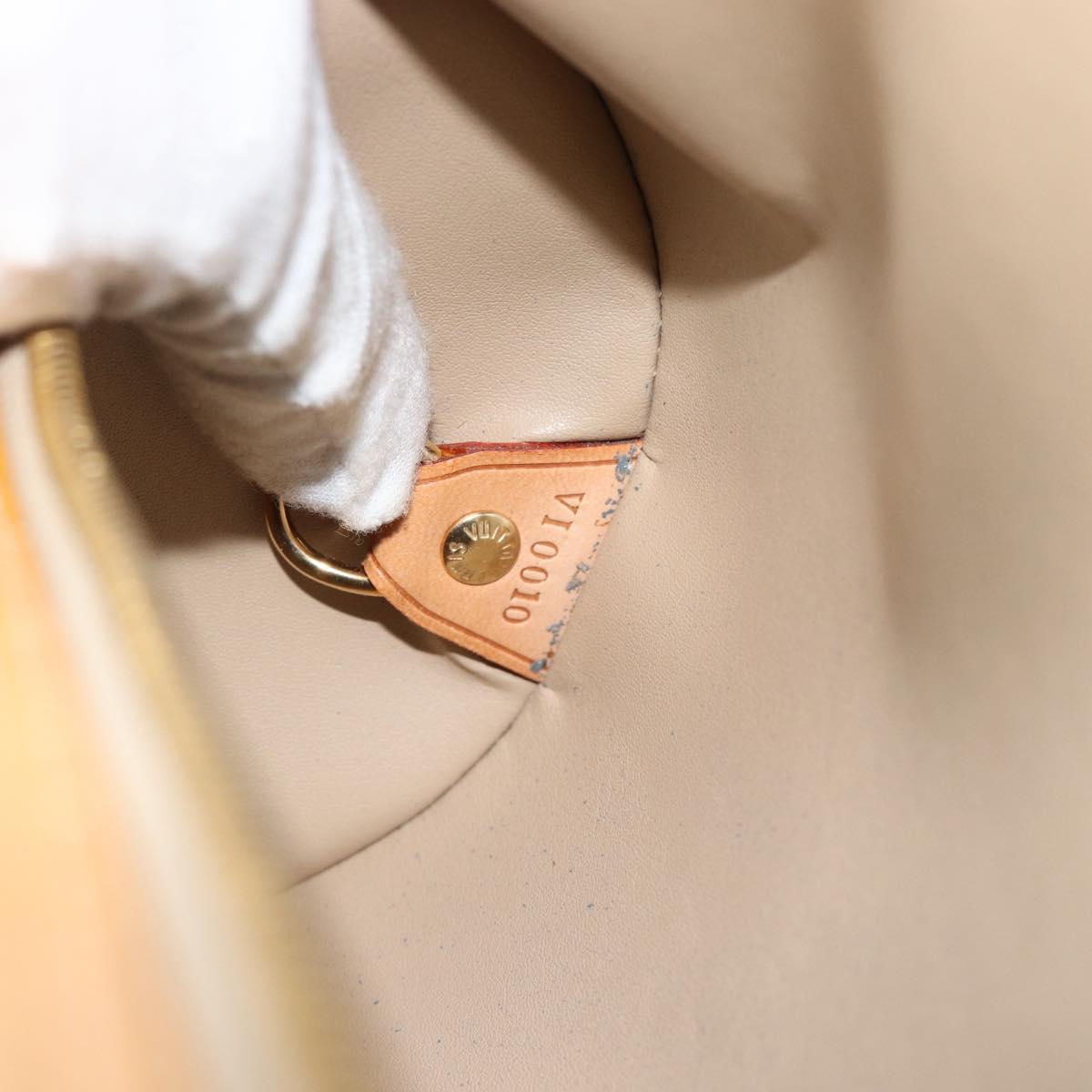 LOUIS VUITTON Monogram Vernis Bedford Hand Bag Beige M91006 LV Auth 180519