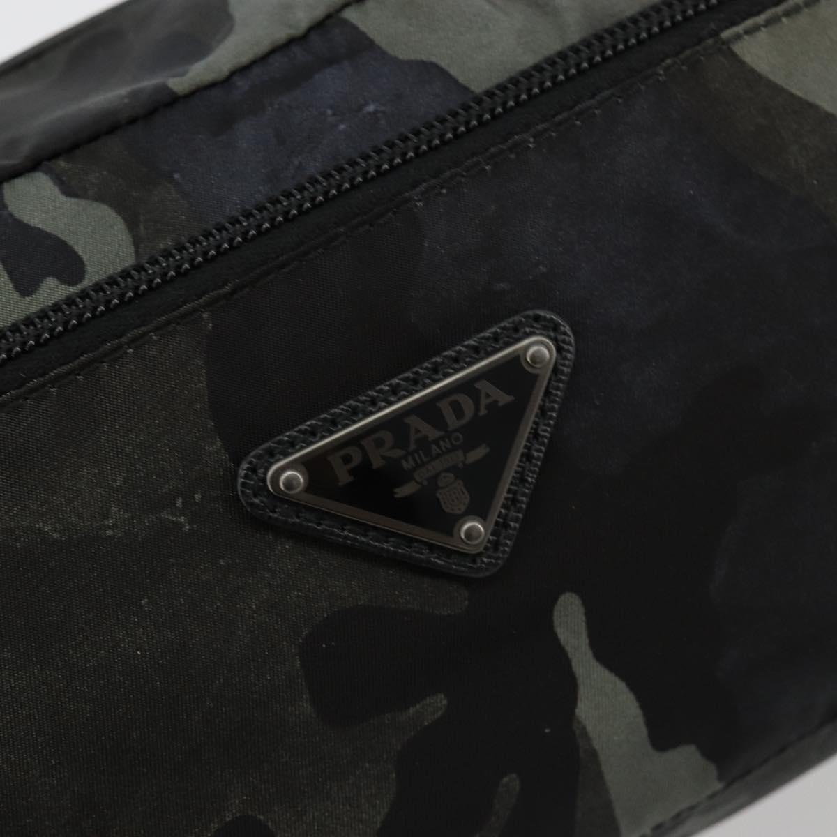 PRADA Pouch Nylon Navy Auth 180528A