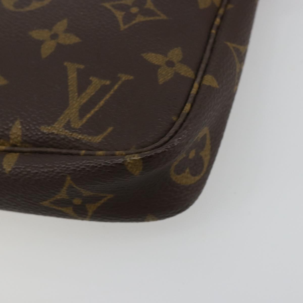 LOUIS VUITTON Monogram Pochette Accessoires Pouch M51980 LV Auth 180530V