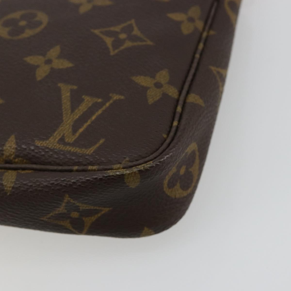 LOUIS VUITTON Monogram Pochette Accessoires Pouch M51980 LV Auth 180530V