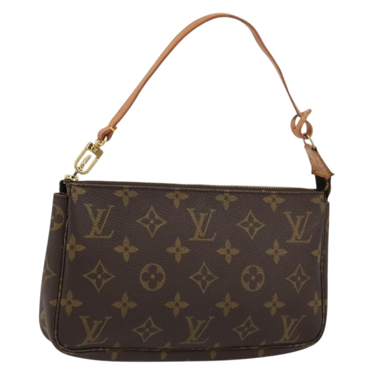LOUIS VUITTON Monogram Pochette Accessoires Pouch M51980 LV Auth 180530V