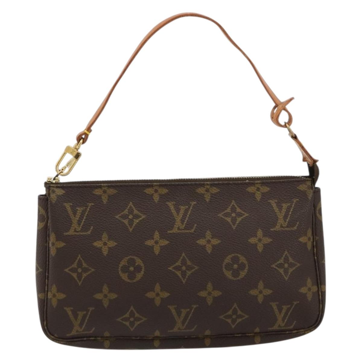 LOUIS VUITTON Monogram Pochette Accessoires Pouch M51980 LV Auth 180530V