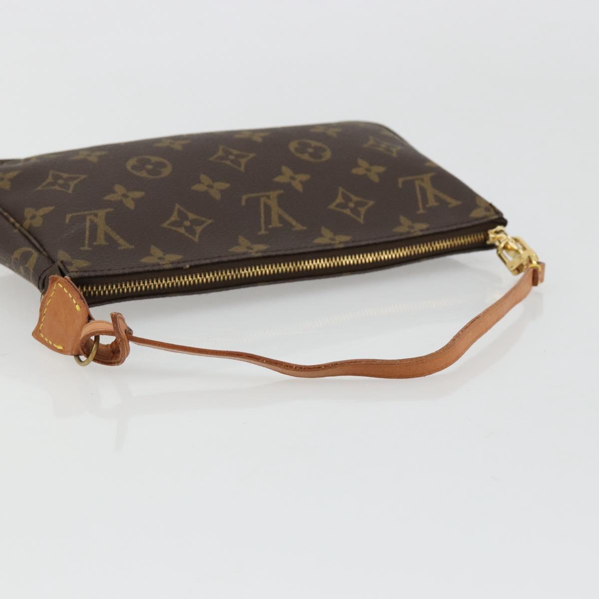 LOUIS VUITTON Monogram Pochette Accessoires Pouch M51980 LV Auth 180530V