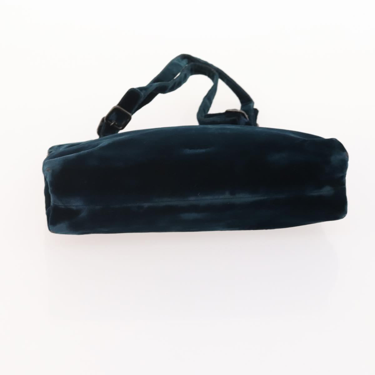 PRADA Shoulder Bag Nylon Velour 4 Set Navy Pink Khaki Auth 180542