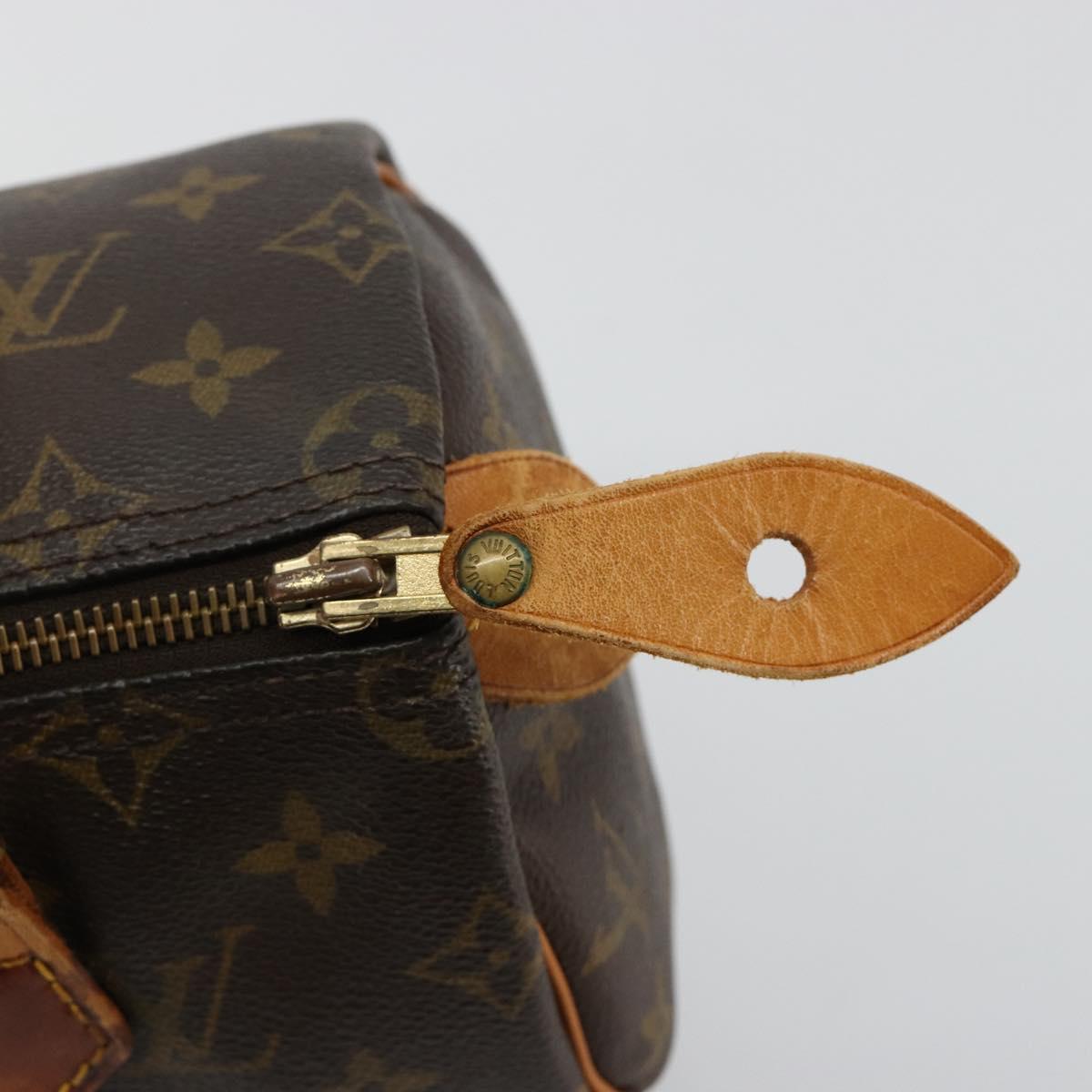 LOUIS VUITTON Monogram Speedy 25 Hand Bag M41528 LV Auth 180577