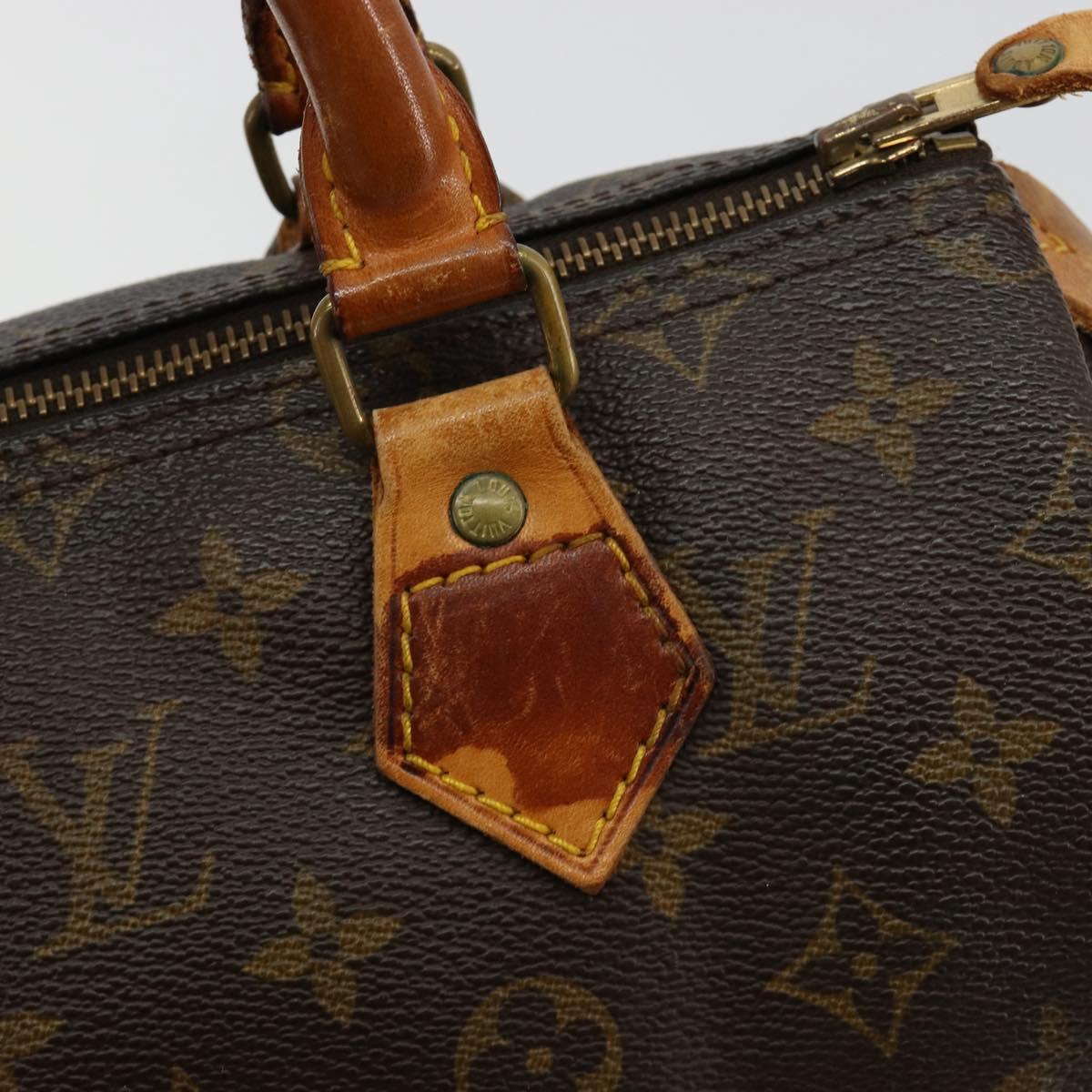 LOUIS VUITTON Monogram Speedy 25 Hand Bag M41528 LV Auth 180577