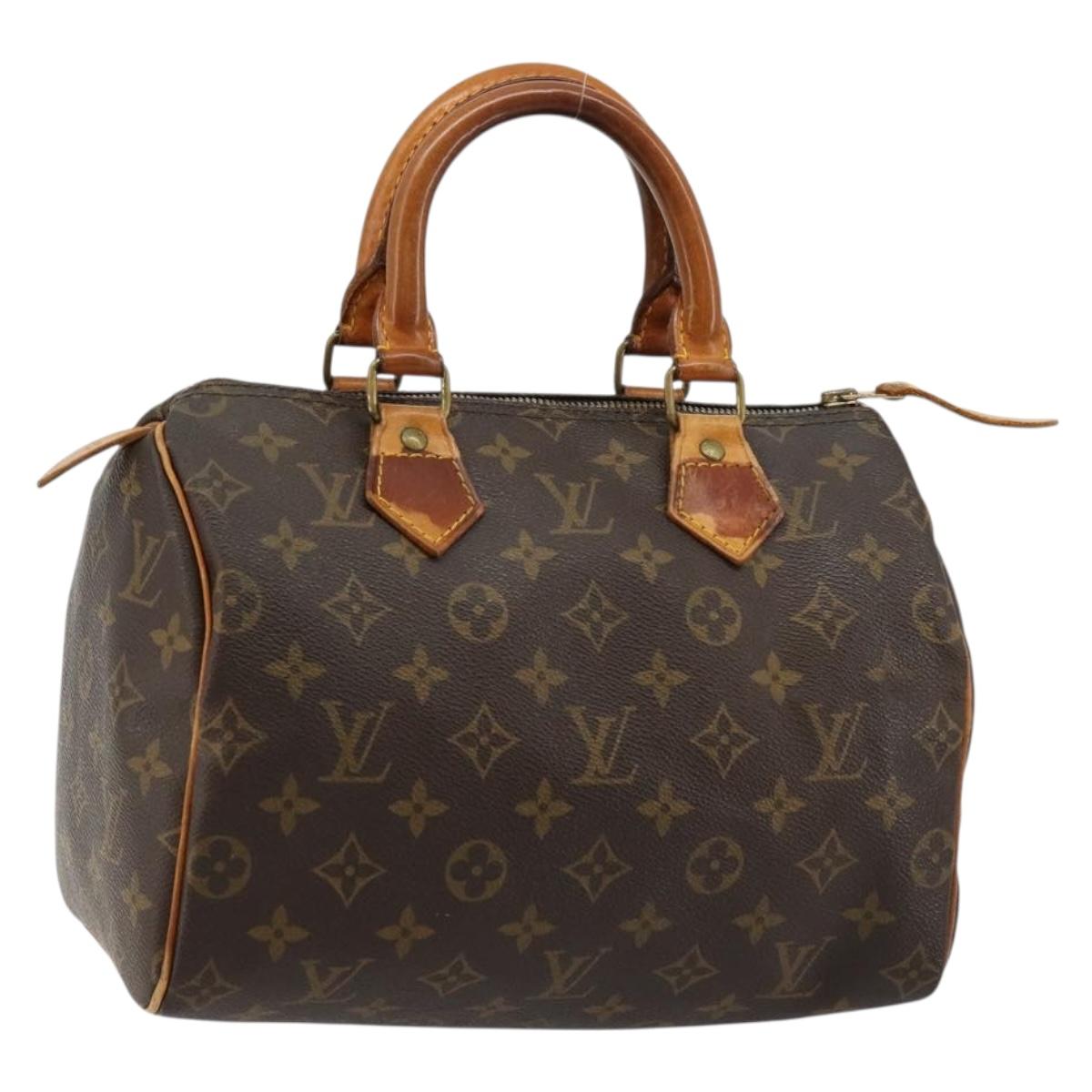 LOUIS VUITTON Monogram Speedy 25 Hand Bag M41528 LV Auth 180577