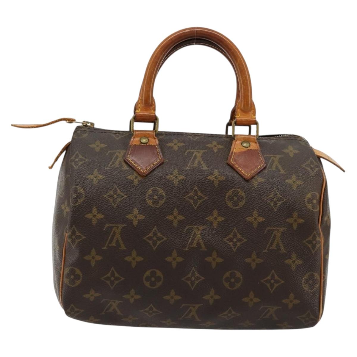 LOUIS VUITTON Monogram Speedy 25 Hand Bag M41528 LV Auth 180577