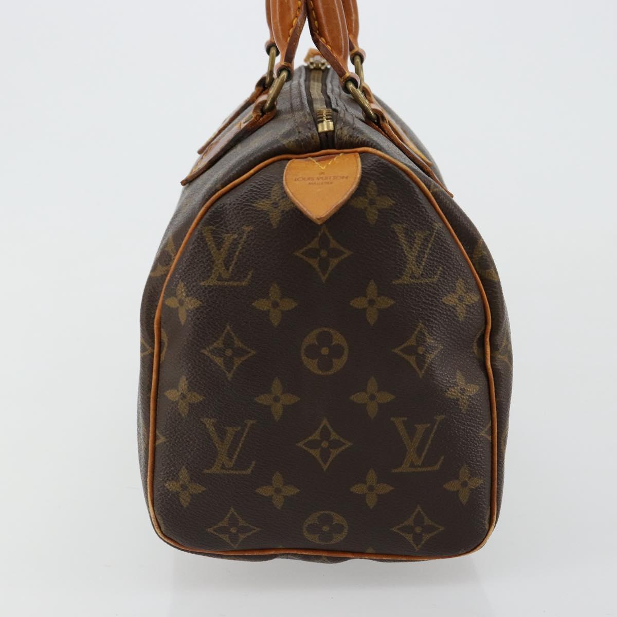 LOUIS VUITTON Monogram Speedy 25 Hand Bag M41528 LV Auth 180577