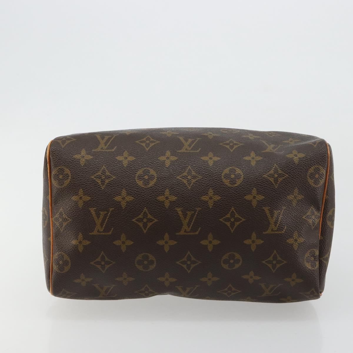 LOUIS VUITTON Monogram Speedy 25 Hand Bag M41528 LV Auth 180577