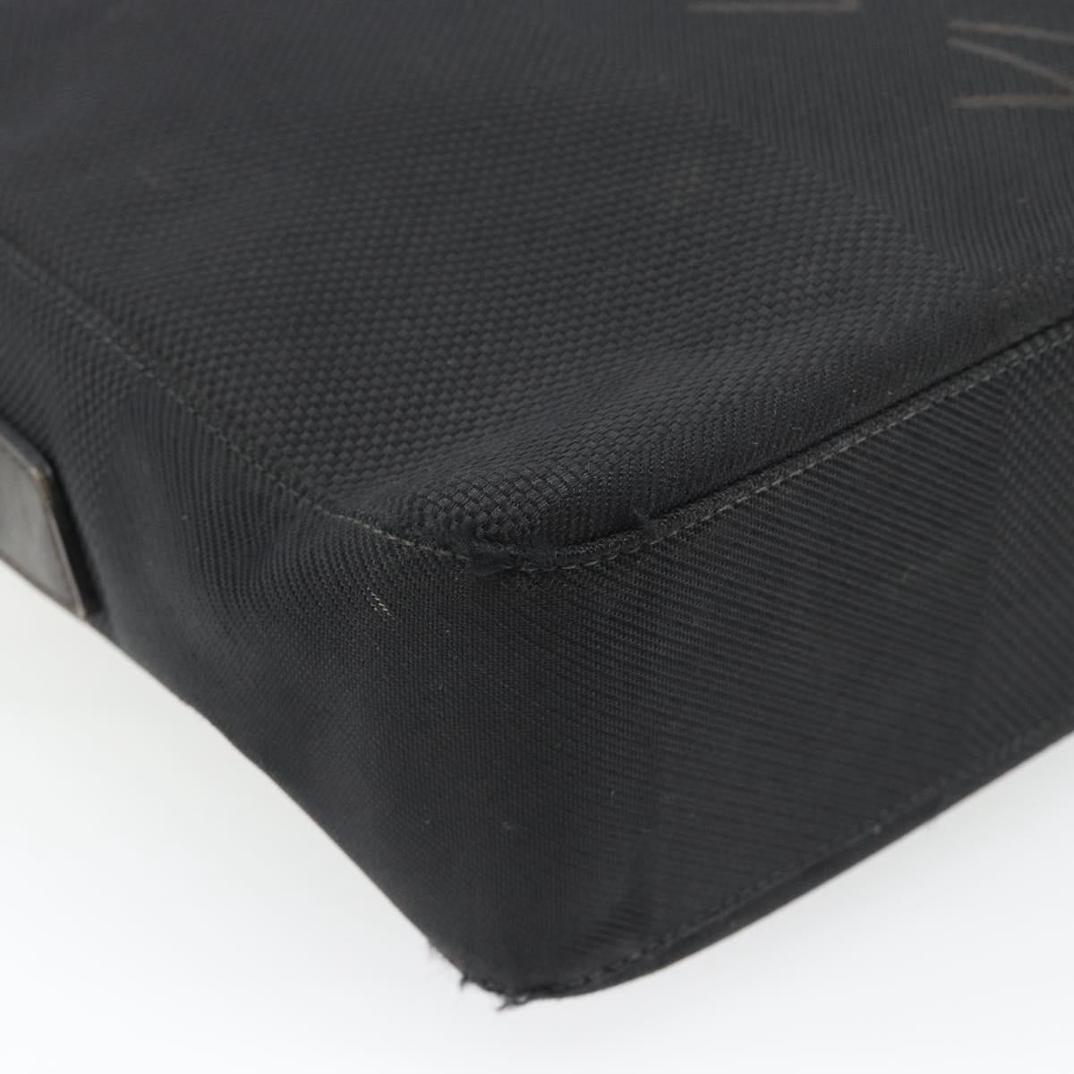 LOUIS VUITTON Damier Geant Yak Business Bag 2way Black Noir M93082 Auth 180595