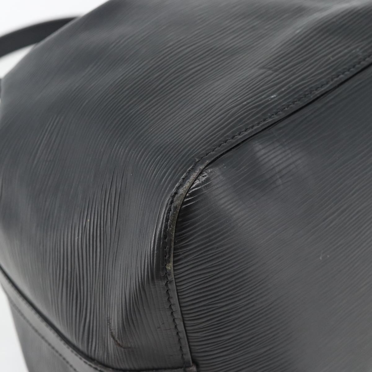 LOUIS VUITTON Epi Petit Noe Shoulder Bag Black M44102 LV Auth 180597