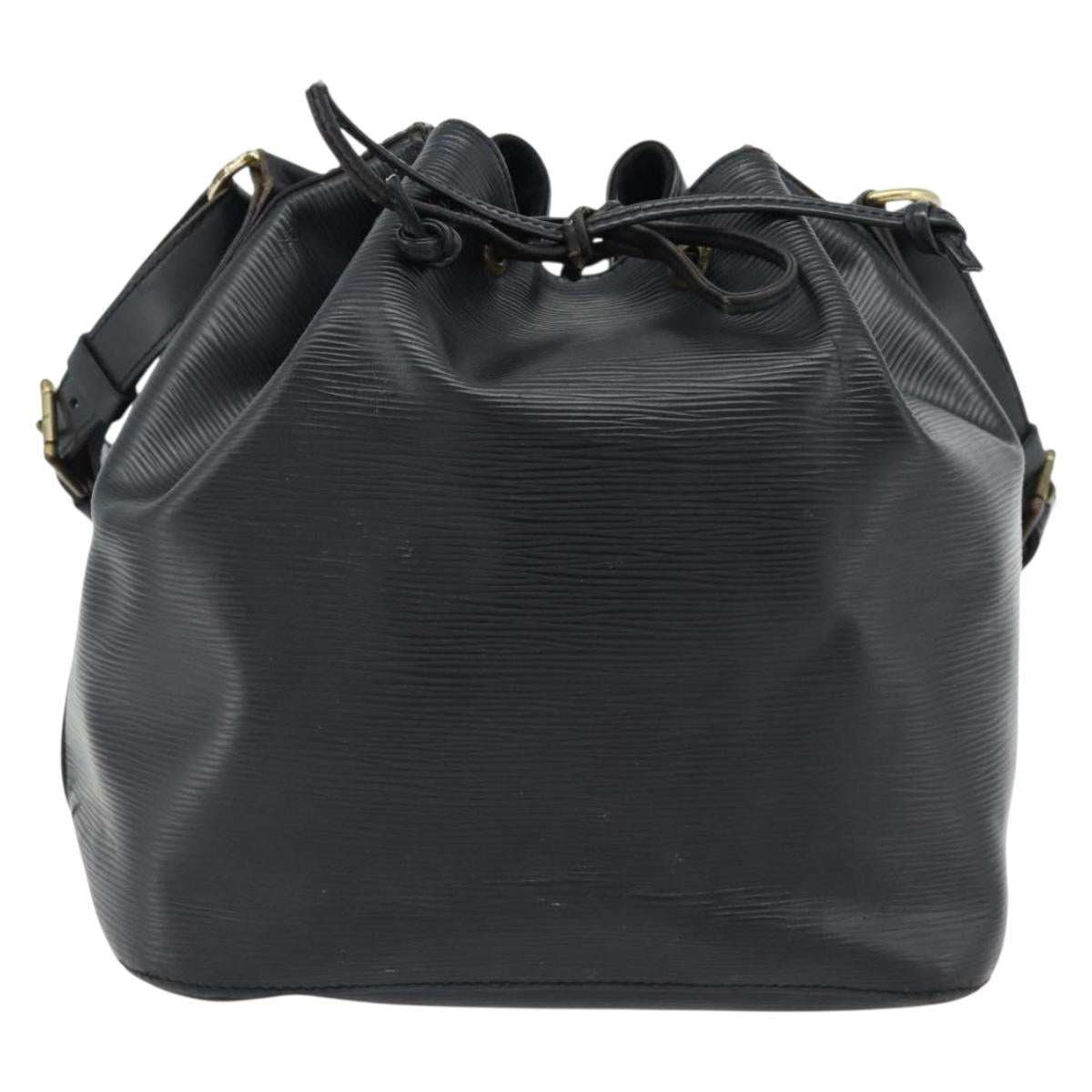 LOUIS VUITTON Epi Petit Noe Shoulder Bag Black M44102 LV Auth 180597
